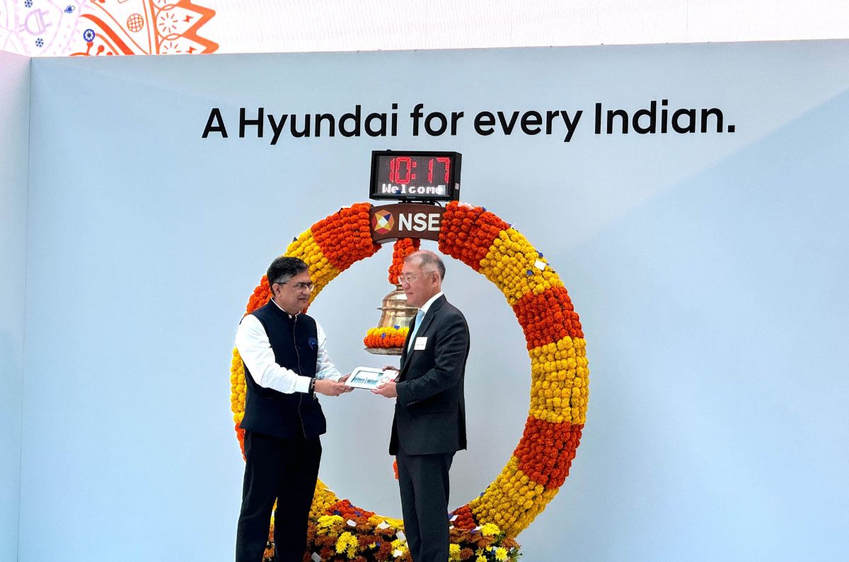 Hyundai India IPO listing and share prices Hyundai India IPO listing and share prices